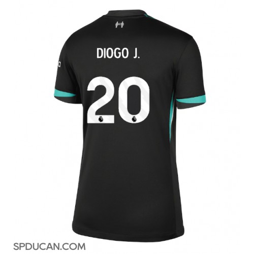 Zenski Nogometni Dres Liverpool Diogo Jota #20 Gostujuci 2024-25 Kratak Rukav